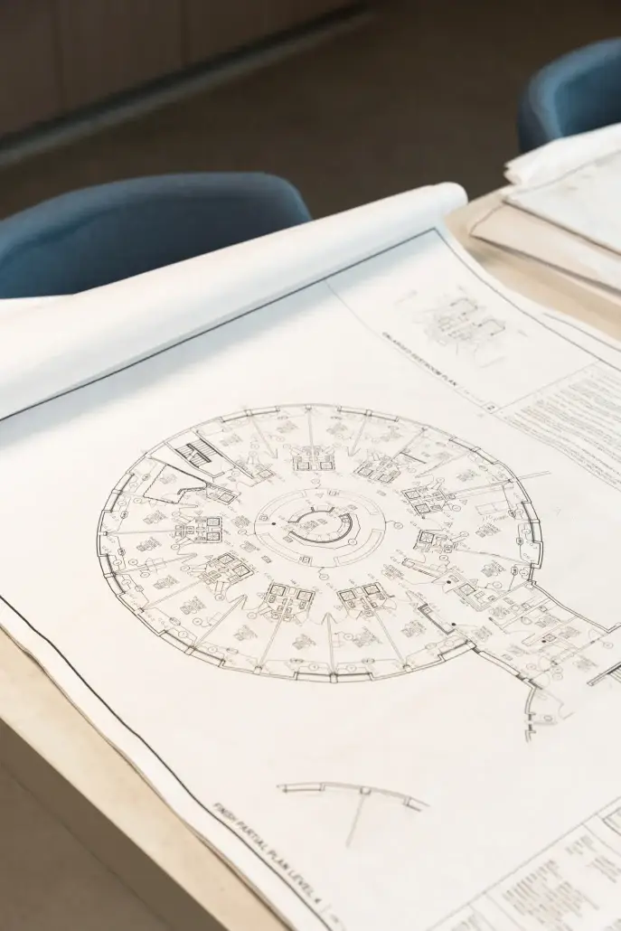 Detailed construction plans for an Urban Constructors education project